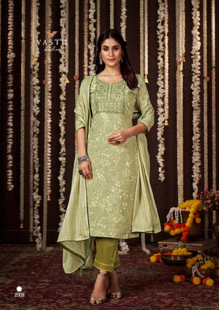 Vastu Gulmohar Vol 1 Designer Cotton Dress Material Collection
